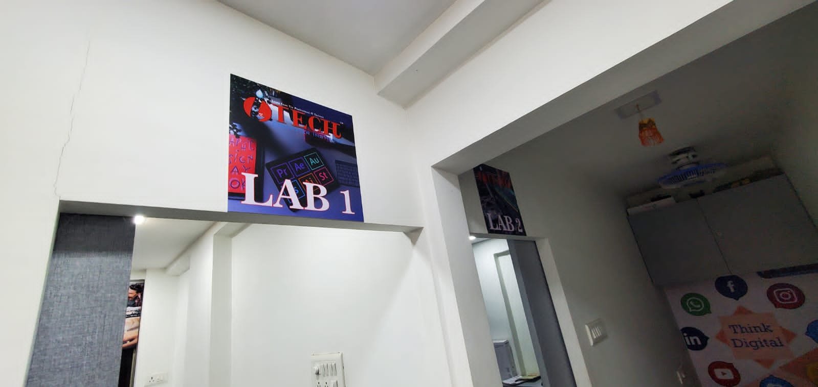 InTech computer lab entrance